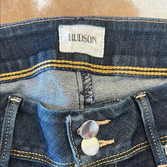 Hudson Collin Flap Skinny Blue Jeans - Picture 2 of 8
